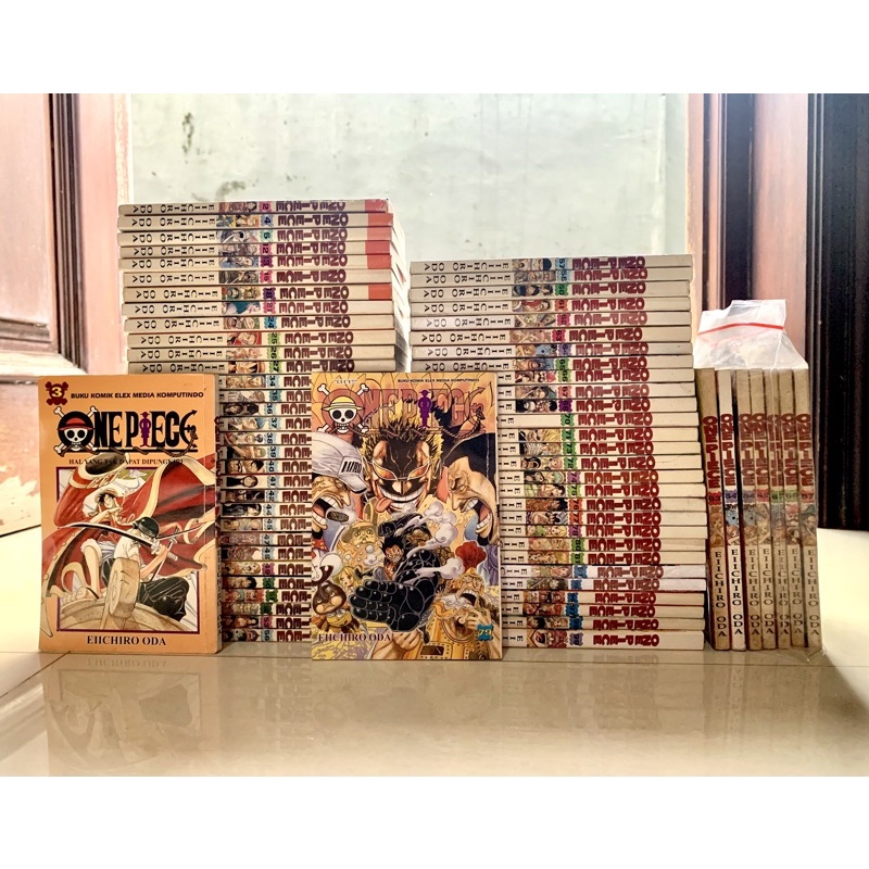 Komik One Piece Onepiece Set -2,3,4,5,12,13,15,18,21,24,25,26,27,34,35,36,37,38,39,40,41,42,44,45,47