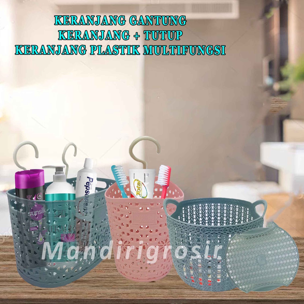 Keranjang Plastik * Keranjang Gantung * Keranjang Multifungsi * Tempat Penyimpanan