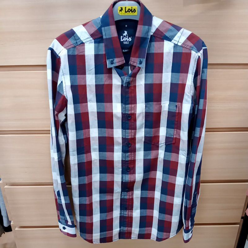 Kemeja pria/LOIS/2/Kemeja kotak kotak