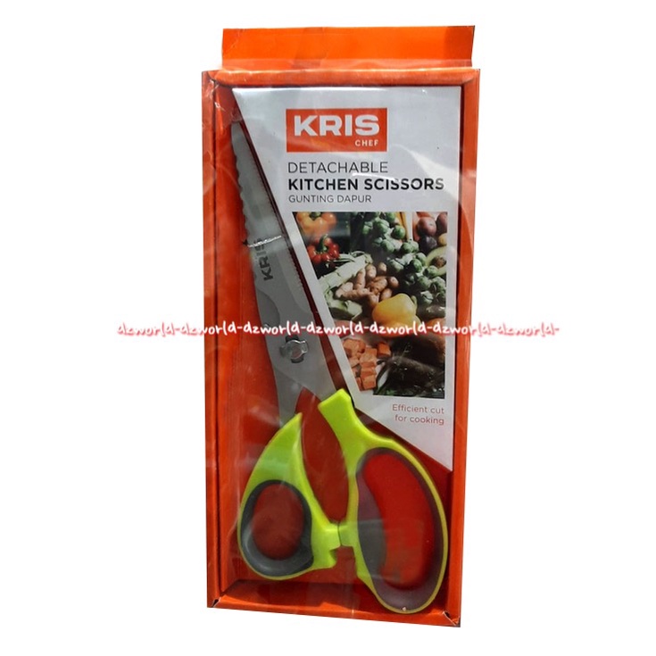 Krischef Multi Function Kitchen Scissors Gunting Dapur Serba Guna Kris Chef Detachable Kitchen Scissor Gunting Dapur Serba Guna