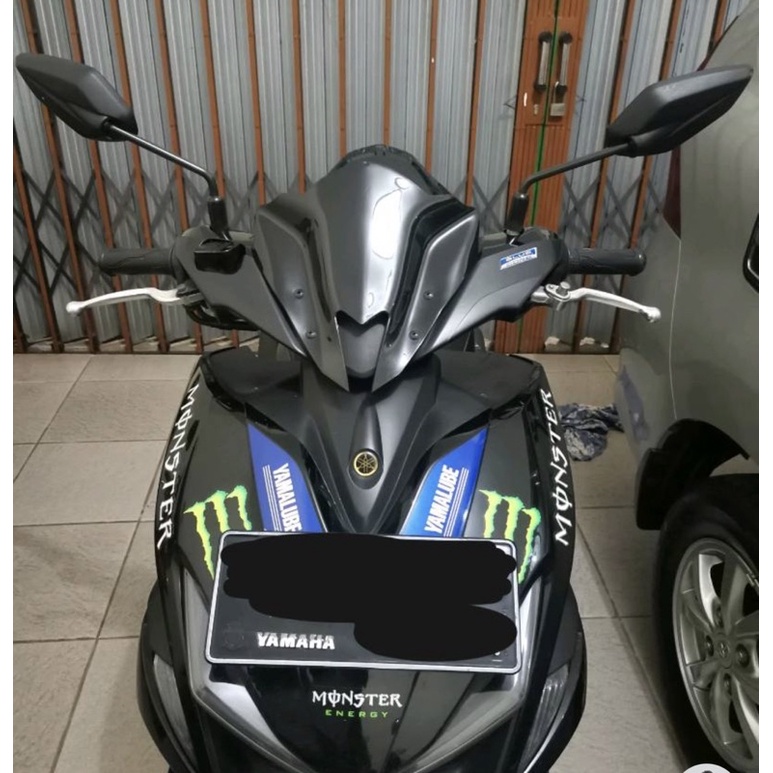 TERMURAH Visor windshield yamaha aerox batman karbon visor yamaha aerox 155 Old Dan New