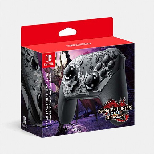 Nintendo Switch Pro Controller Monster Hunter Rise Sunbreak Edition