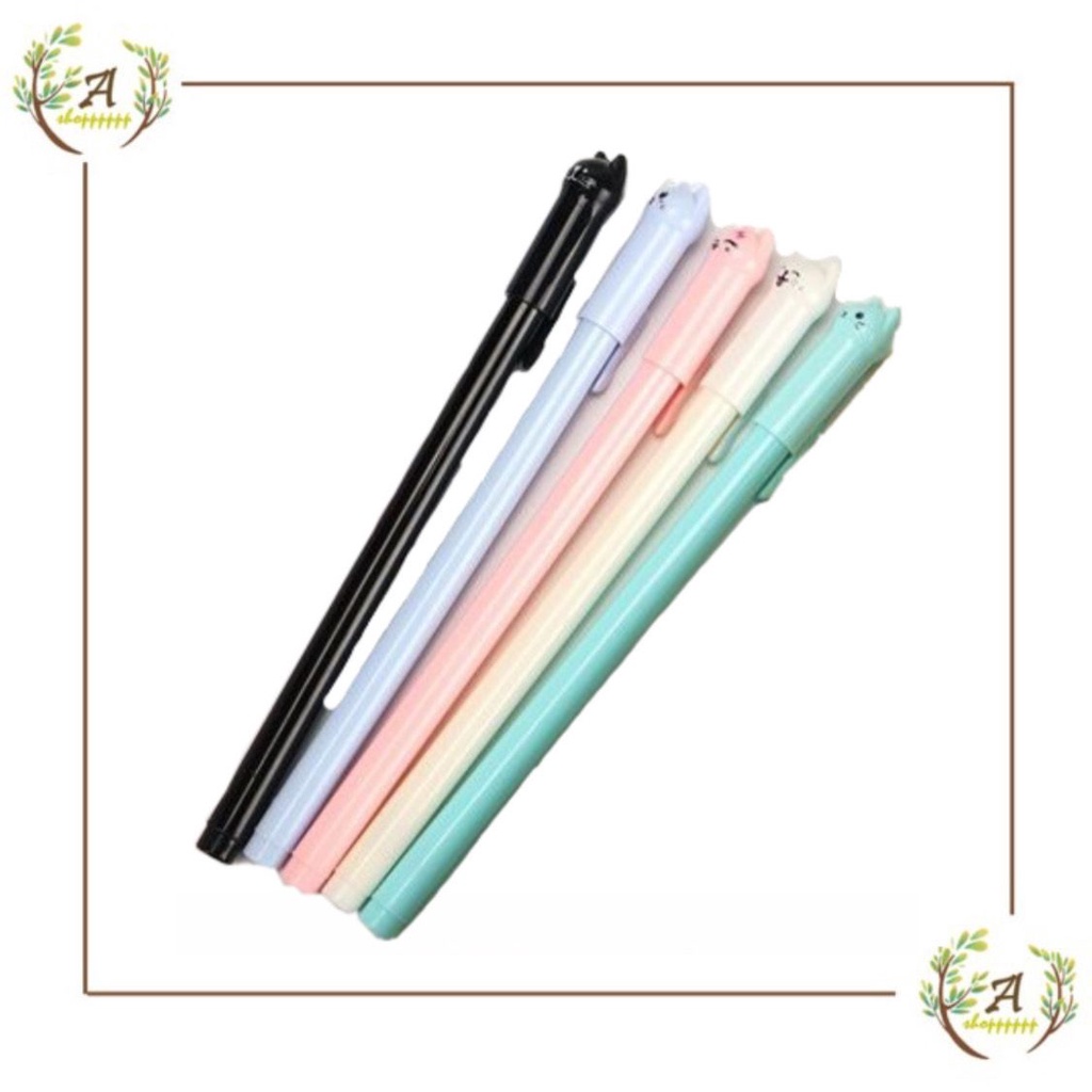 

pena karakter meow kucing lucu pulpen karakter gel imut pulpen gel pena murah import