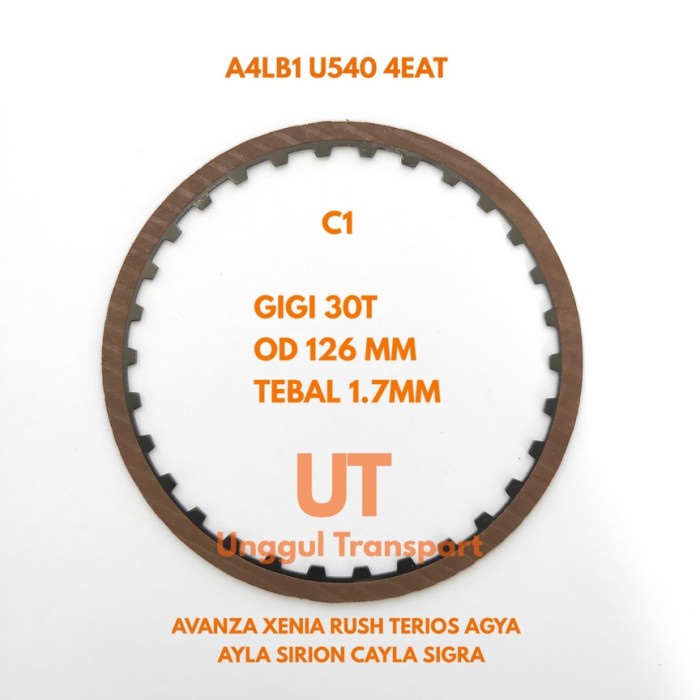 Kampas Gearbox Transmisi Matic Toyota Avanza Terios Rush C1 Clutch