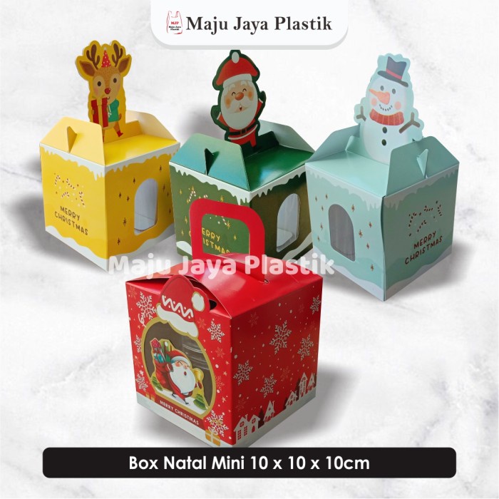 

%$%$%$%$] Kotak Natal / Box Christmas / Christmas Box Mini 10x10x10cm