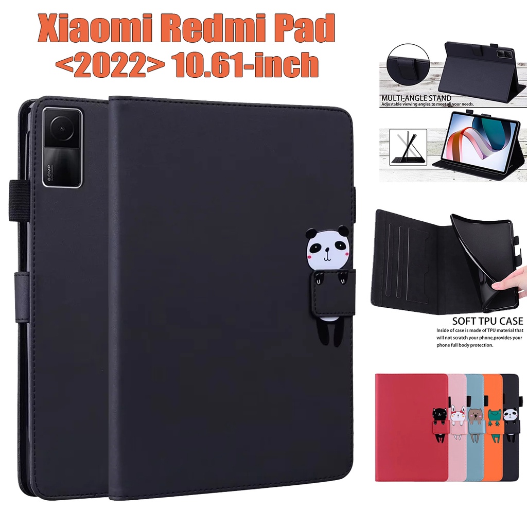 Flip Case Dompet Kulit Motif Hewan Lucu Cover Xiaomi Redmi Pad (2022) 10.61 &quot;VHU4254IN 5G