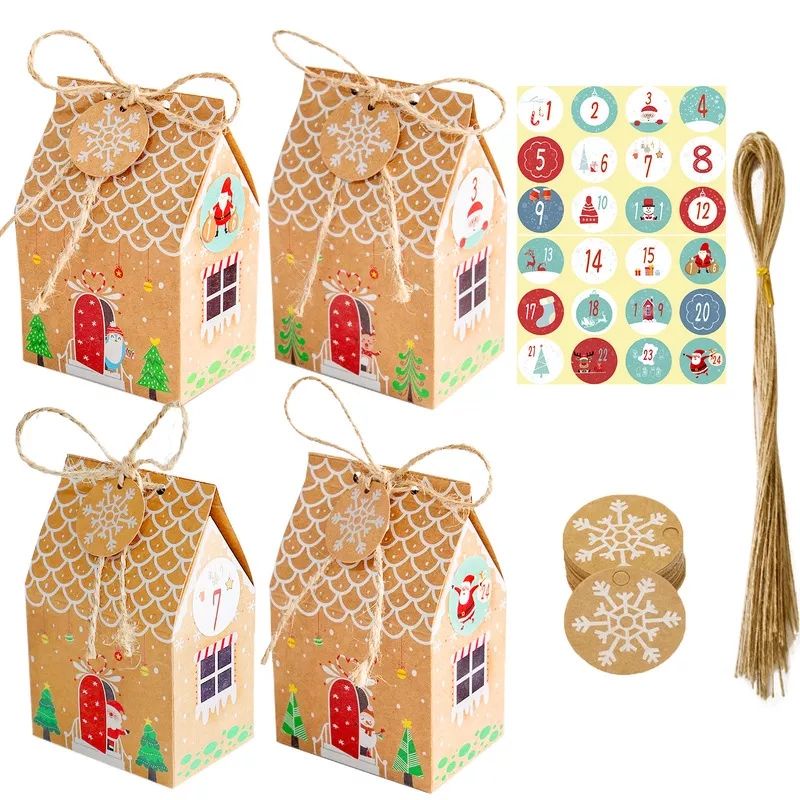 

Box Natal Candy House Mini Kotak Hampers