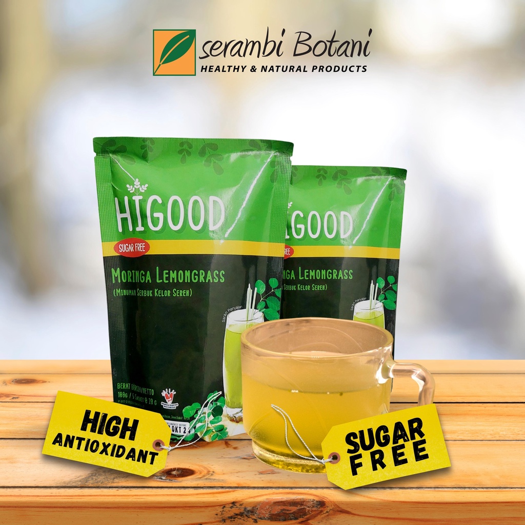 

Minuman Herbal Moringa Lemongrass (Hi Good) Sugaf Free