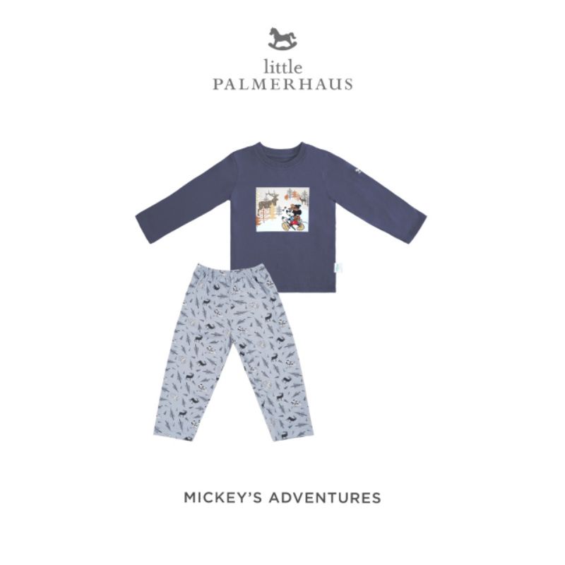 Disney Frosty Mickey Long Pjs by Little Palmerhaus / Baju Tidur Piyama Anak