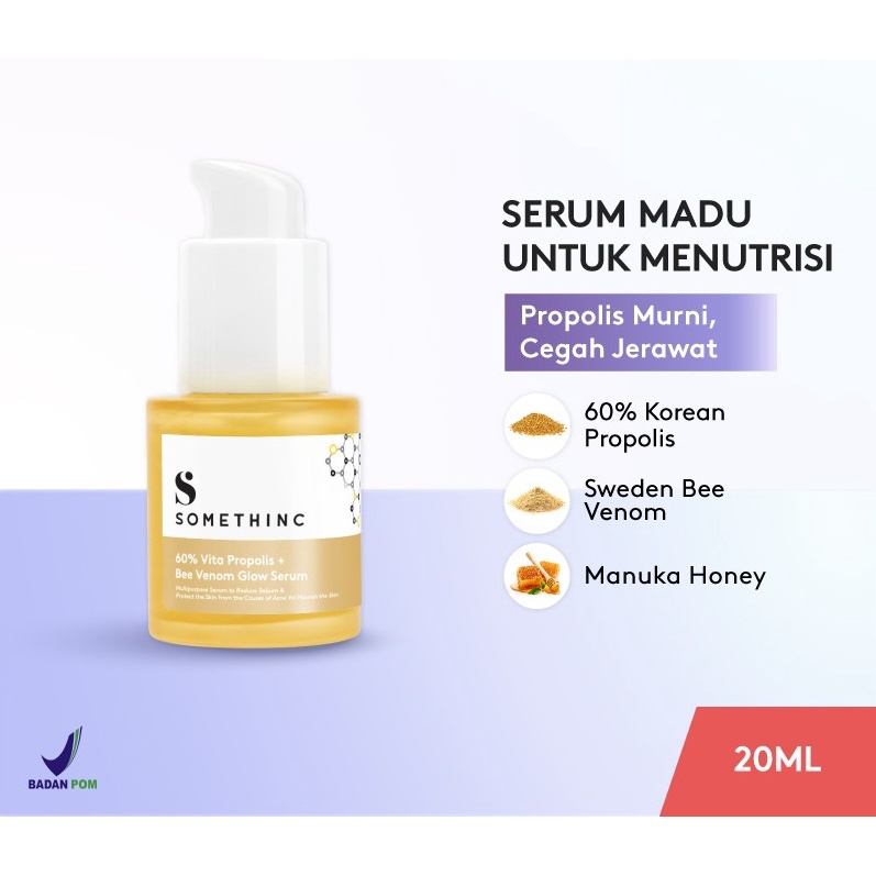 SOMETHINC 60% Vita Propolis + Bee Venom Glow Serum