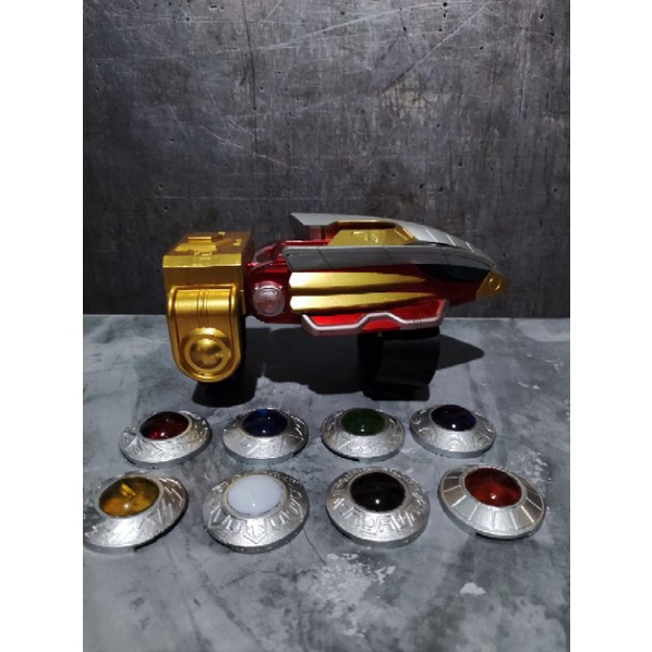 RARE DX SATRIA GARUDA BIMA X REPAINT WITH 8 POWER STONE RECAST