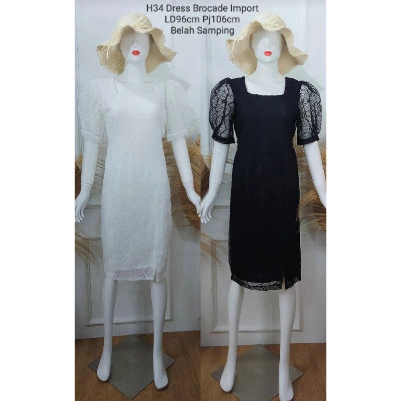 H34 Dress Brocade Import