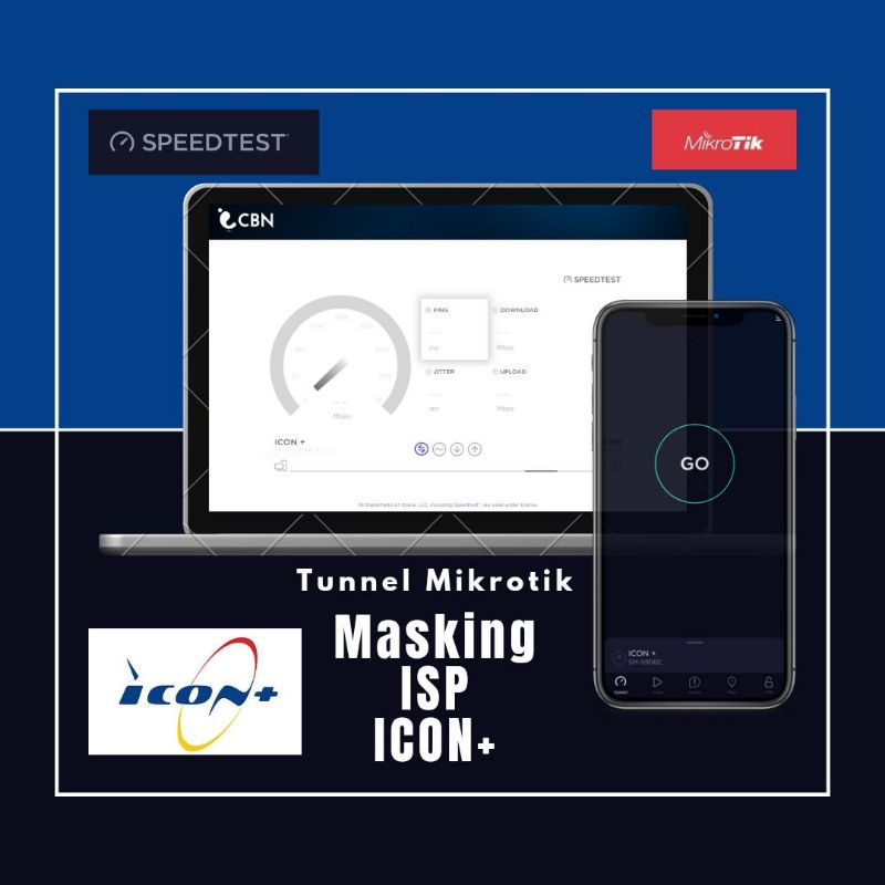 Mikrotik Tunnel Ganti ISP Speedtest ISP Masking ICON