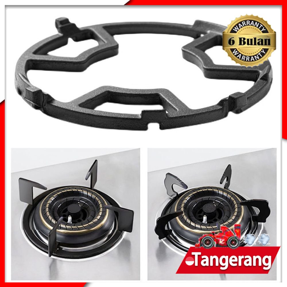 Non-Slip Tatakan Kompor Gas Tatakan Bulet Nampan Braket Dudukan Kompor Gas Semua Merek Tatakan Bulet Nampan Dudukan Kompor Gas Stove Rack Bahan Besi