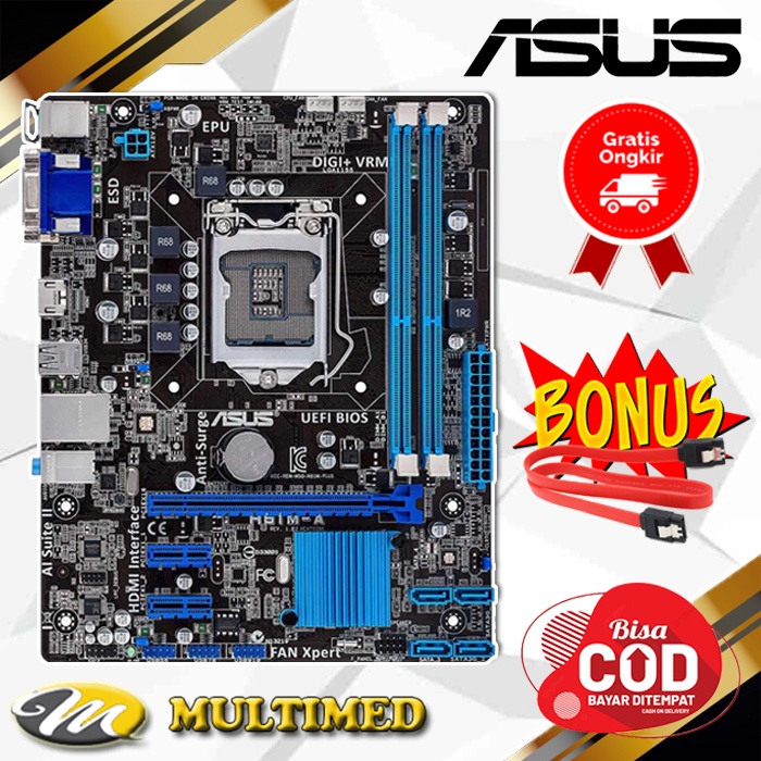 Mainboard Soket 1155 H61 Ddr3 Asus/ Gigabyte