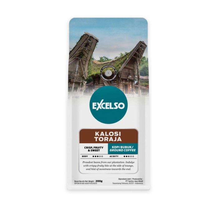 

EXCELSO KALOSI TORAJA - BUBUK KOPI 200 GR