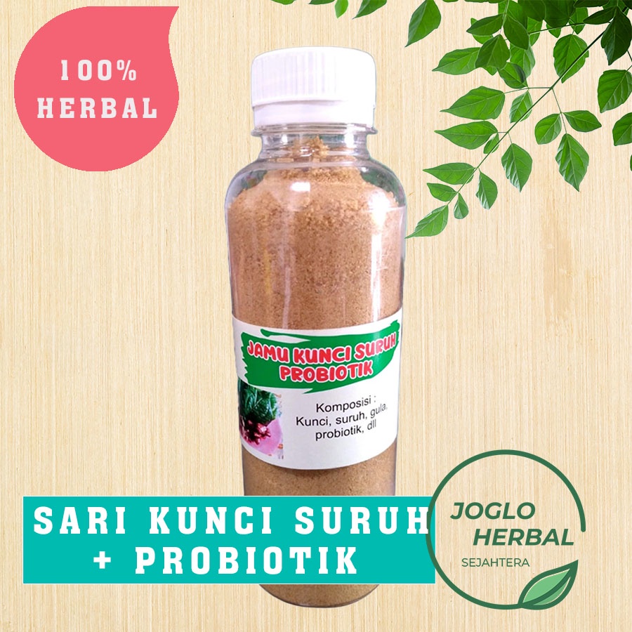 

Jamu Kunci Suruh Probiotik serbuk asli untuk kesehatan 100% Herbal