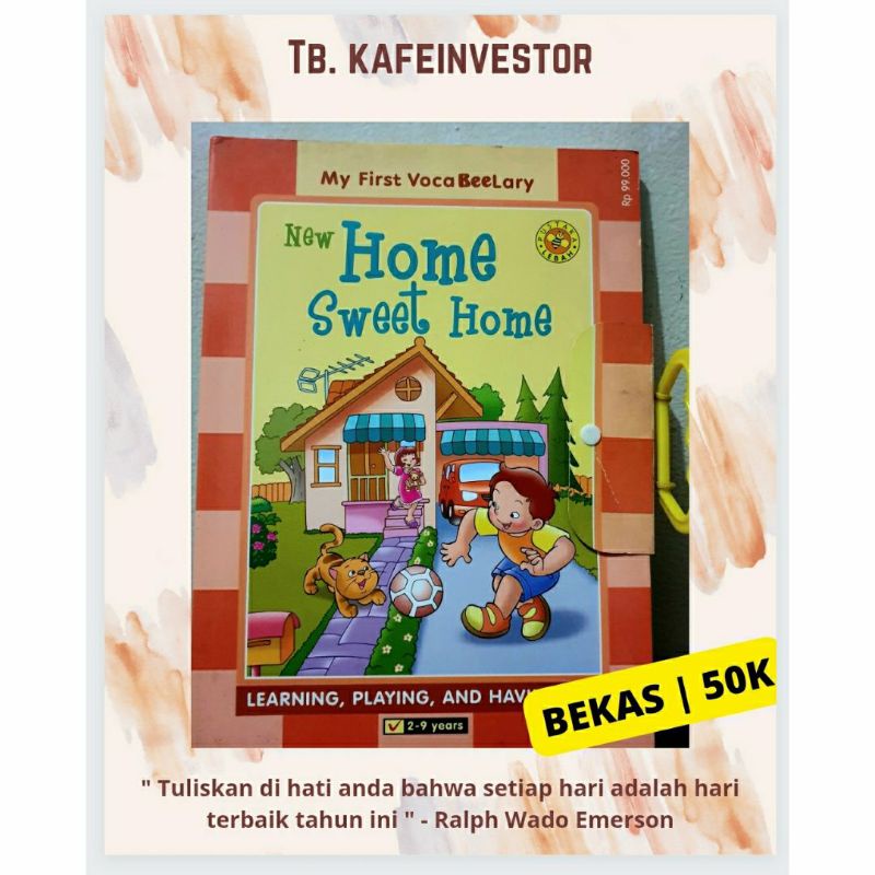 Buku anak new Home Sweet Home - Pustaka Lebah