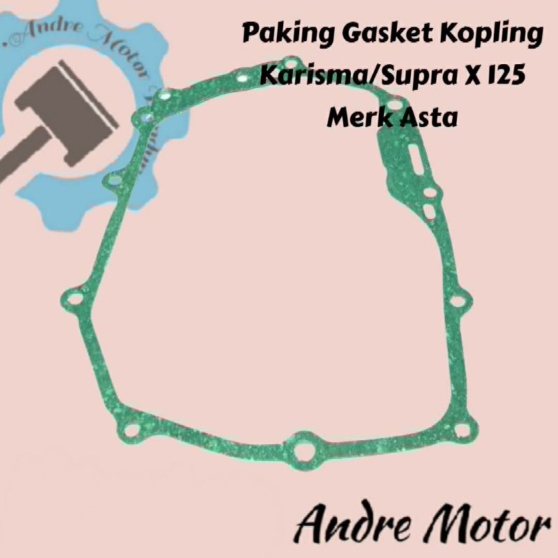 Paking Gasket Blok Kopling Karisma/Supra X 125 Merk Asta Kualitas Ori