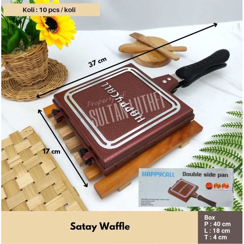 HAPPY CALL Satay Waffle Maker Cetakan Kue Sate