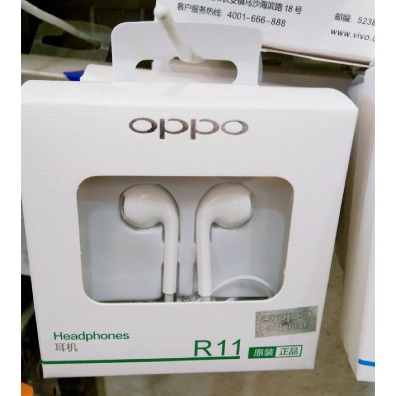 Headset Oppo R11 Original Quality In-Ear Headphones Hansfree Oppo R-11