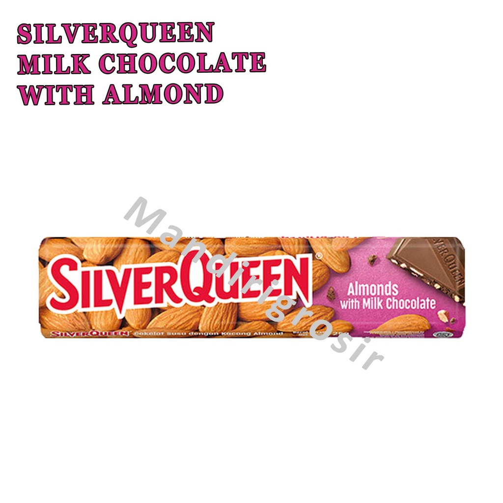 SilverQueen Chunky Almond * SilverQueen Almond * Coklat Susu Kacang Almond