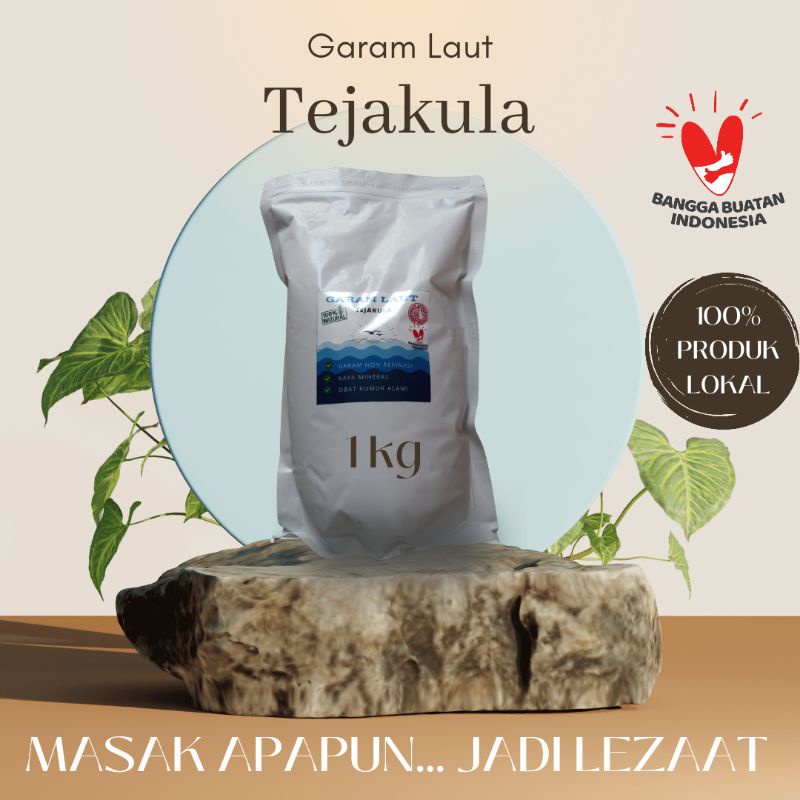 

garam laut natural/sea salt/garam laut/garam tejakula/ garam laut tejakula 1000gr