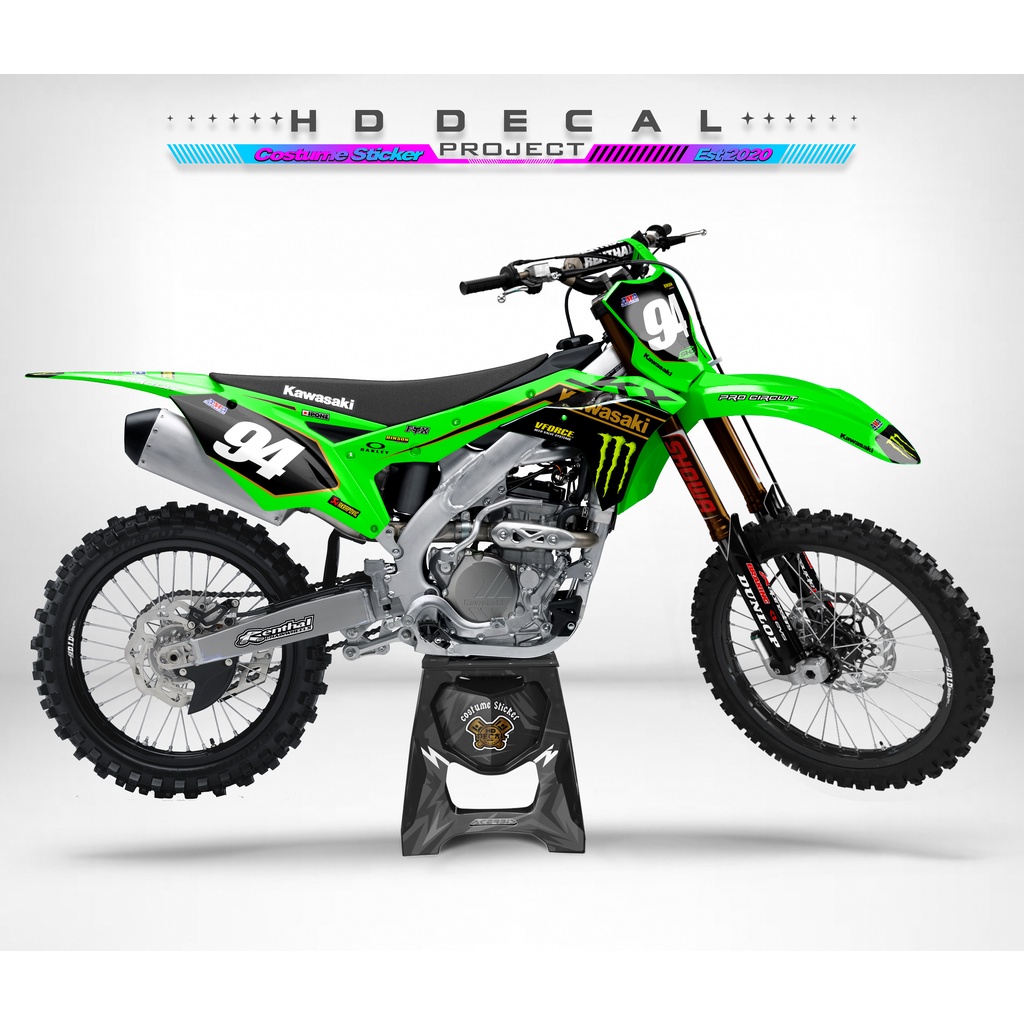 Decal Sticker KX 250F full body - Dekal Stiker KX 250F desain bebas