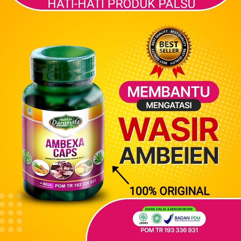 Original Daun Ungu Ambexa Kapsul Isi 60