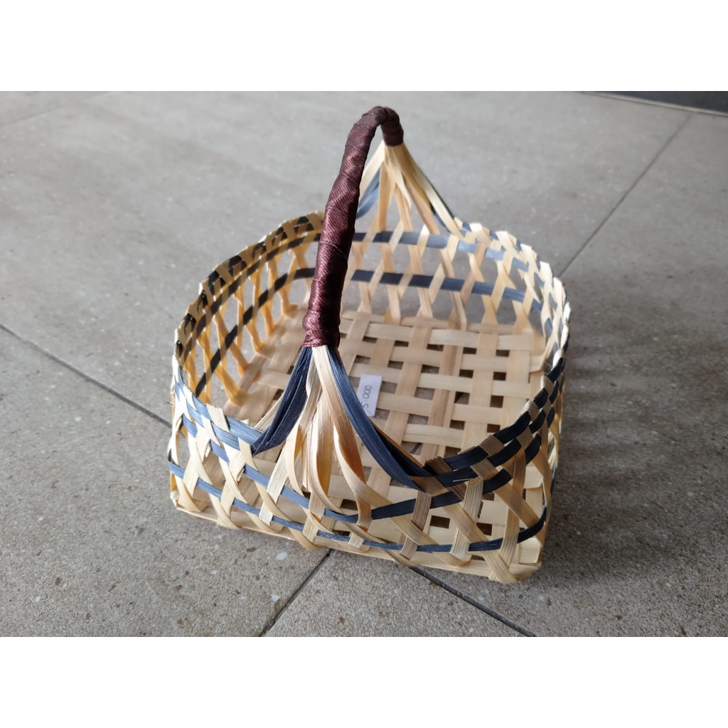 TAS KERANJANG KECIL/TAS ANYAMAN BAMBU/BISA UNTUK SOUVENIR/TAS BAMBU