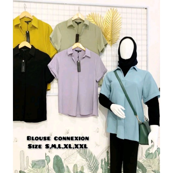 BLOUSE CONNEXION CRINKLE