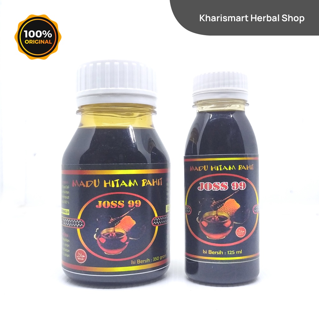 

Madu hitam pahit JOSS 99 350gr - Madu hitam pahit plus propolis - Madu pahit hitam - Madu hitam asli - Madu propolis