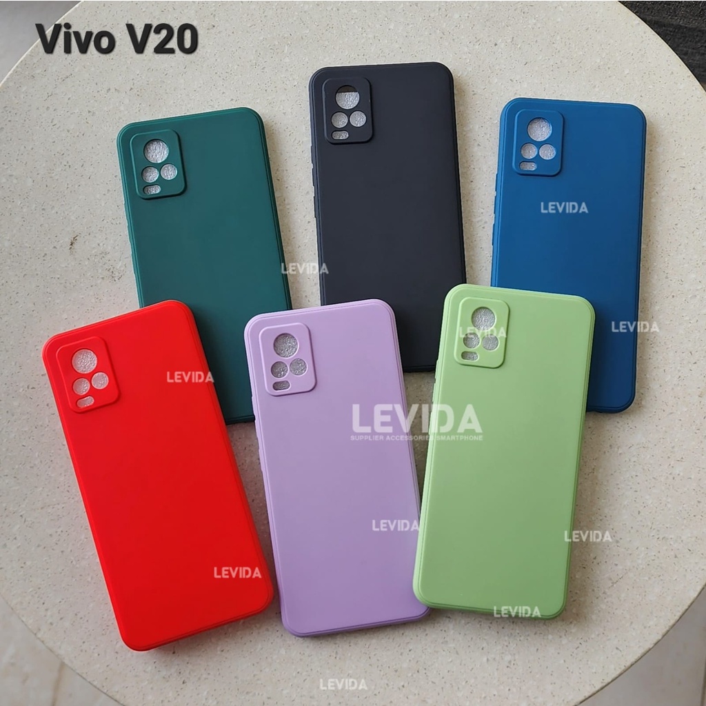 Softcase Vivo V20 Macaron Square / Case Square Edge Vivo V20