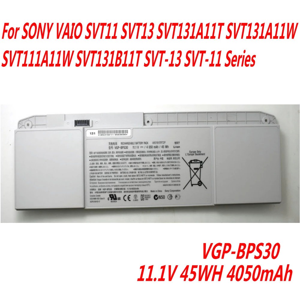 Vhbw Batteria Compatibile Per Sony Vaio SVT-11 | 4200mAh, 11.1V, Li-Poly, VGP-BPS30