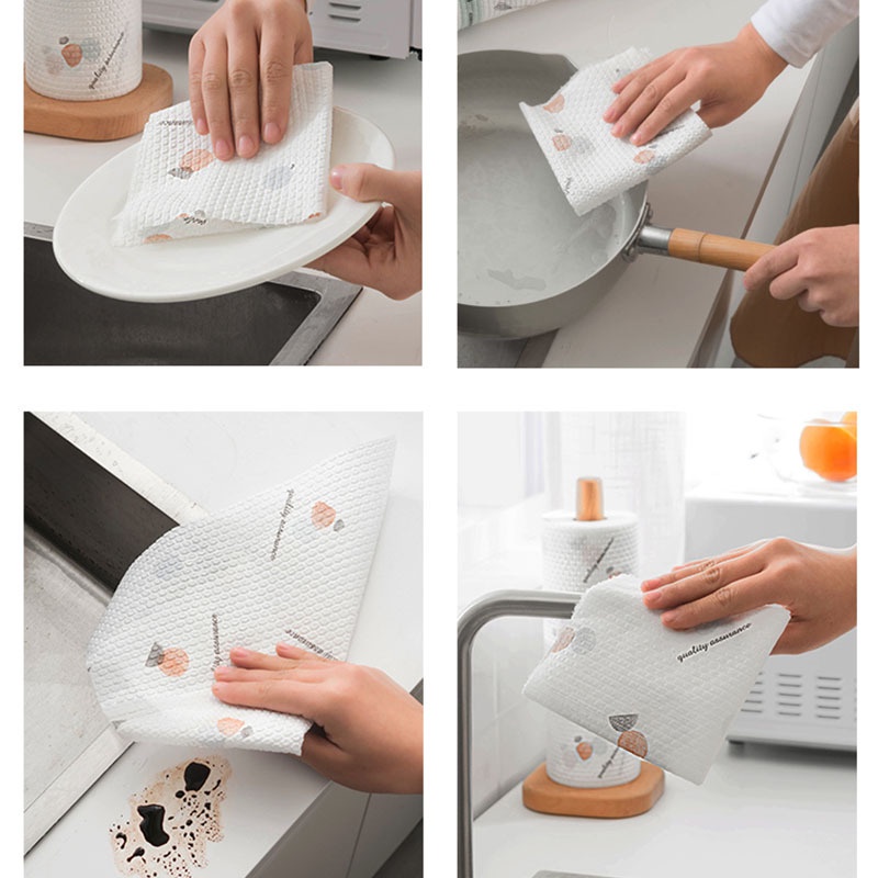 TISSUE GULUNG TISU LAP MINYAK DAPUR / KAIN LAP TISSUE GULUNG PEMBERSIH MINYAK MULTIFUNGSI / KAIN TISU ROLL BAHAN NON-WOVEN