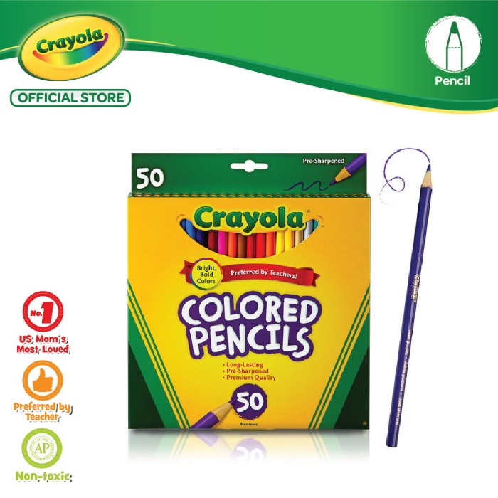 

Crayola 50 Colored Pencils