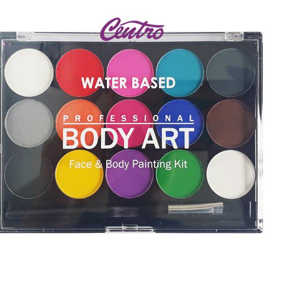 

Professional Body Art Face And Painting Kit 15 Color Set + 1 Brush