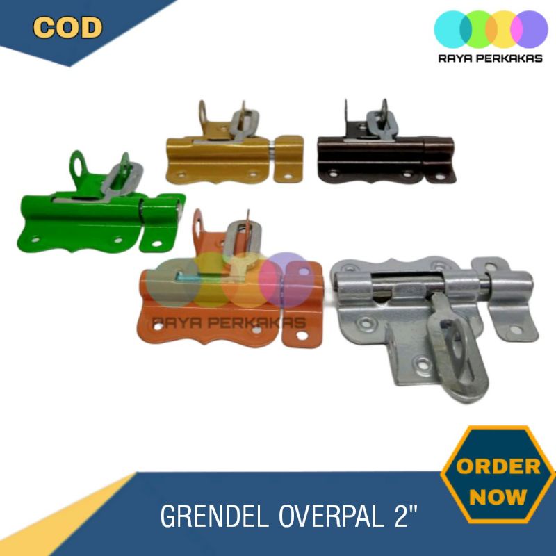 Grendel Overpal Tempat Cantolan Gembok 2 Inch