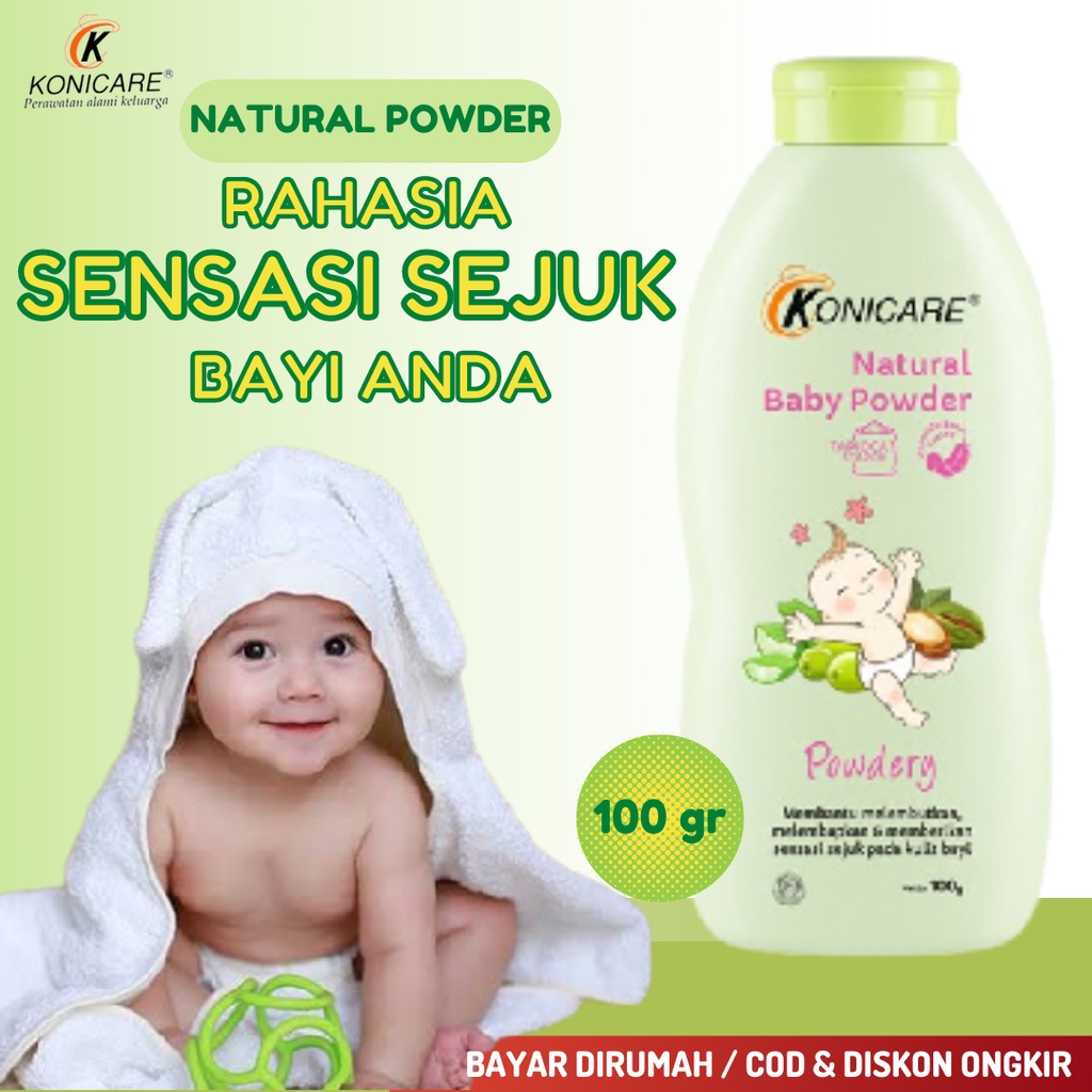 Konicare bedak biang keringat 100gr - bedak bayi 100 gr