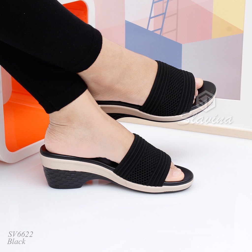 BIG SALE - Ivony Seivona - SV6622 Sendal Slavina Heels Wedges Series