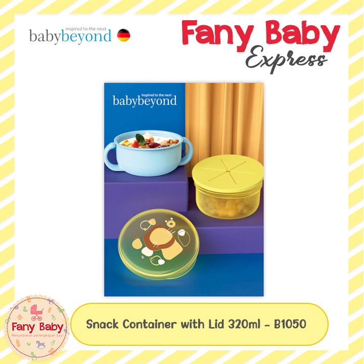 BABY BEYOND SNACK CONTAINER WITH LID 320ML / BB1050