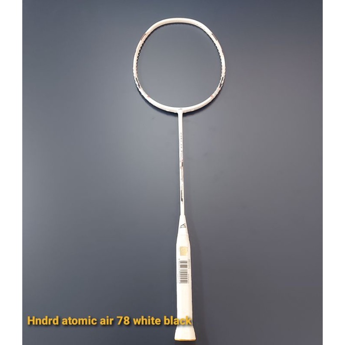 Raket badminton hundred atomic air 78 white black