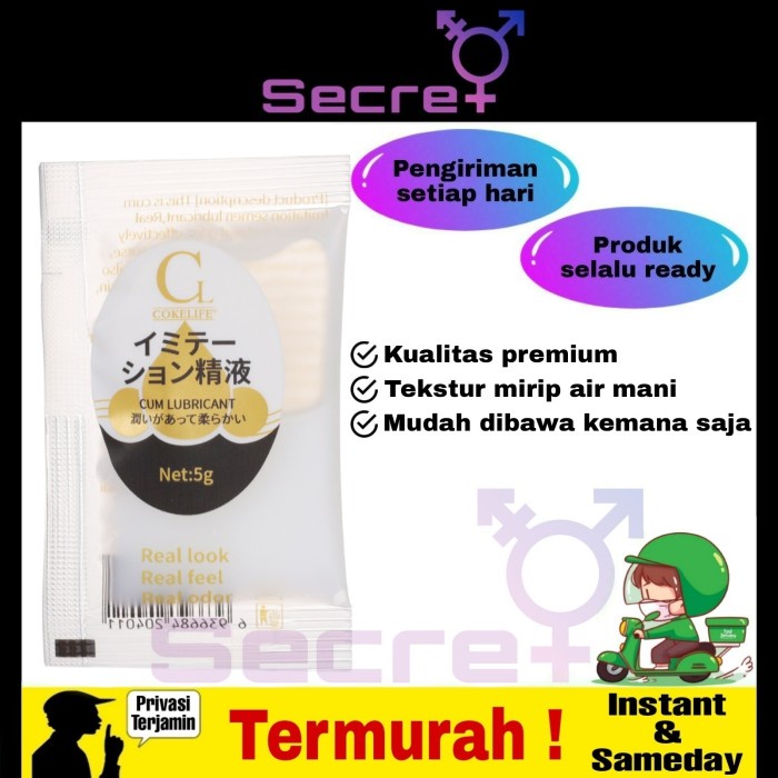

COKELIFE SACHET SEMEN LUBRICANT | ORI IMPORT - 5 ML