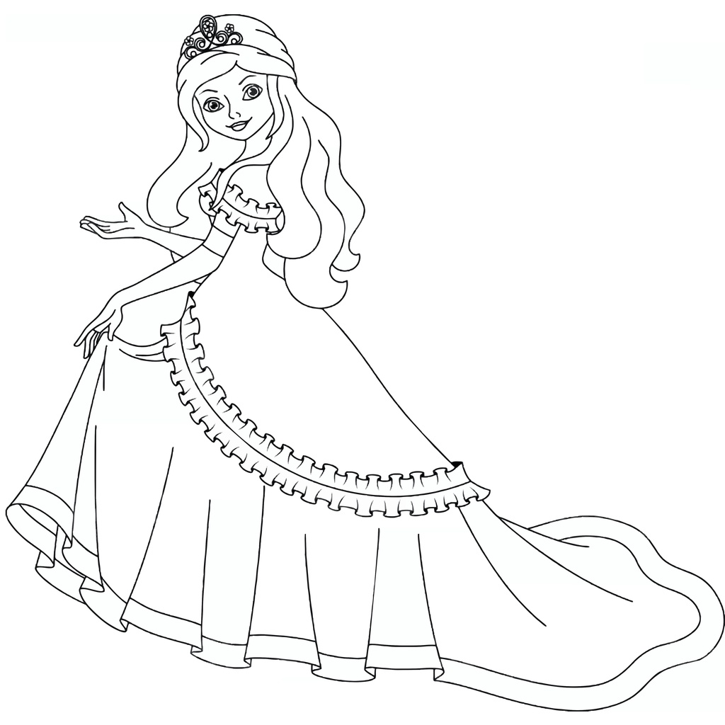 Jual Gambar Sketsa Mewarnai ~ PRINCESS/ Seketsa Lukis / Drawing Sketch