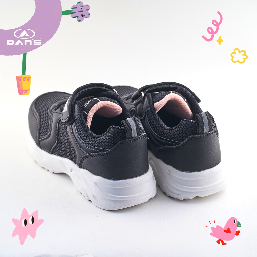 Dans Yelda Sepatu Sneakers Anak Perempuan - Black