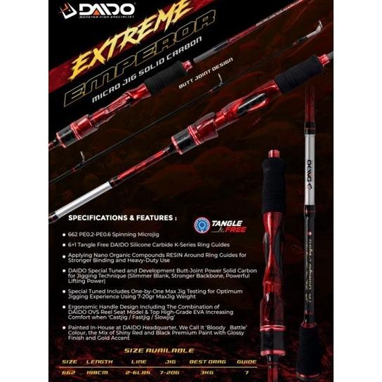 Joran Daido Emperor MICRO JIG EXTREME Carbon Solid 662/198