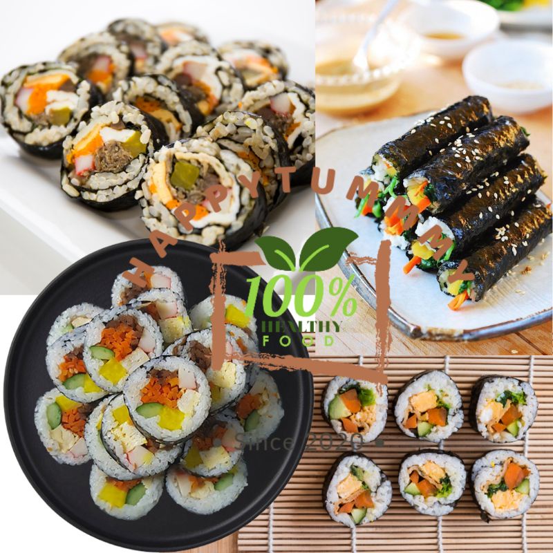 HPT - Manjun Yaki Sushi HALAL Nori  Rumput Laut Seaweed Sudah Roasted Untuk Gimbap/Kimbap