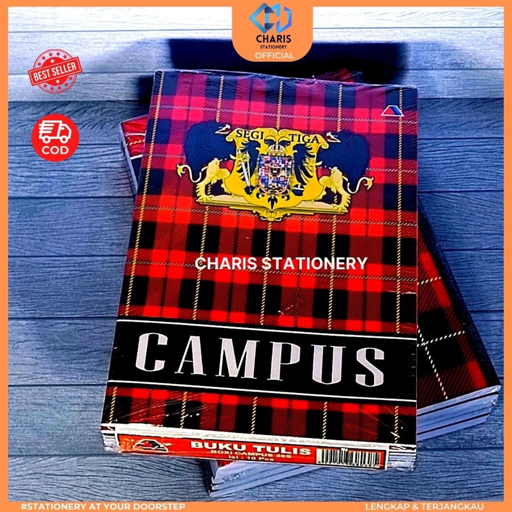 

CHARIS STATIONERY - Buku Tulis Campus SEGITIGA Isi 36 Lembar (10 Buku/Pak)