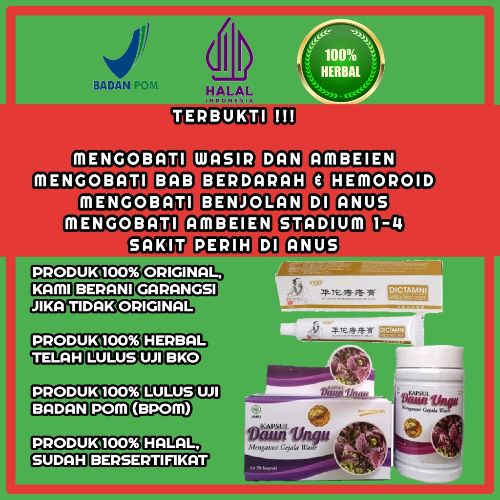 Obat Salep Wasir Ambeien Ambeyen Ambien Dictamni Herbal Paling Ampuh Original
