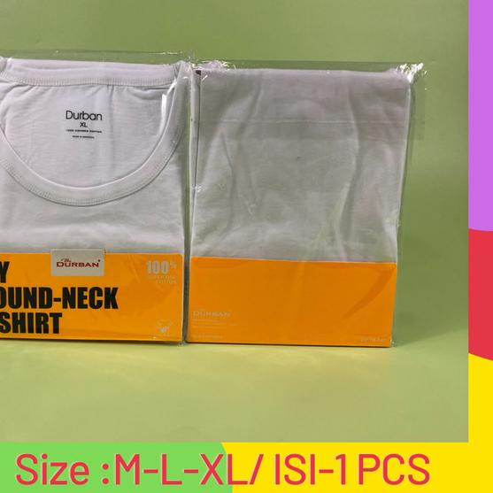 Kaos Dalam DURBAN SPORT 14110 PUTIH ISI 1 - M